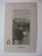 CHILLON - Chateau Chillon Lac Léman Et Dent Du Midi - VEYTAUX VD VAUD SUISSE - Veytaux