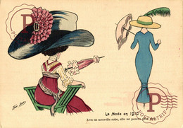 Illustrateur SAGER XAVIER LA MODE EN 1910 - Sager, Xavier