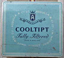 COLLECTION  Boite Vide De Cigarettes COOLTIPT ABDULLA & C° LTD LONDON - Empty Cigarettes Boxes