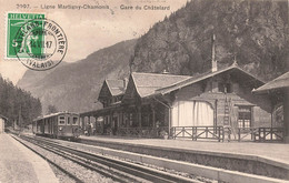 Ligne Martigny-CHamonix - Gare De Châtelard - Bahn/ Train - Sceau 1917 -  Valais, Suisse, Switzerland - VS Valais