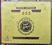 COLLECTION  Boite Vide De Cigarettes STATE EXPRESS 555 LONDON OLYMPIC AIRWAYS - Estuches Para Cigarrillos (vacios)