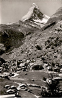 Delcampe - Zermatt Mit Matterhorn (3) * 1. 10. 1957 - Zermatt