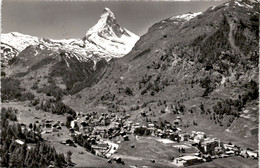 Delcampe - Zermatt Mit Matterhorn (3233) * 16. 6. 1965 - Zermatt
