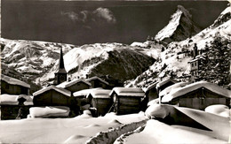 Delcampe - Zermatt Und Matterhorn (1311) * 14. 2. 1957 - Zermatt