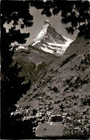 Delcampe - Zermatt Mit Matterhorn (10441) * 24. 7. 1954 - Zermatt