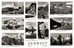 Delcampe - Zermatt - 10 Bilder (3552) * 21. 8. 1966 - Zermatt