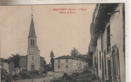 GERCOURT  L'église  Mairie Et  Ecole - Otros Municipios