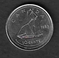 Canada - Moneta Circolata Da 10 Cents Km183 - 1993 - Canada