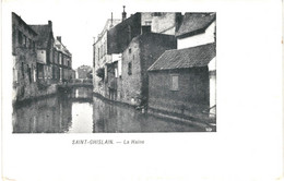 Delcampe - CPA-Carte Postale Belgique Saint-Ghislain La Haine Début 1900  VM52774 - Saint-Ghislain