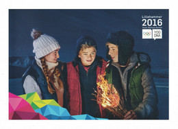 NORWAY 2016 Youth Winter Olympic Games: Pre-Paid Postcard MINT/UNUSED - Inverno 2016: Lillehammer (Giochi Olimpici Giovanili)
