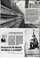 2 Cpsm BERLIN Mauer Niemand Hat Die Absicht, Eine Mauer Zu Errichten ! & 23000 Vopos Flüchteten Seit 1949... - Muro Di Berlino