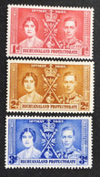 1937 Set Of Mint/MLH Stamps From Bechuanaland SG 115-7 No DC-1173 - Other & Unclassified