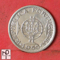 CAPE VERDE 10 ESCUDOS 1953 - ***SILVER***   KM# 10 - (Nº50067) - Kaapverdische Eilanden