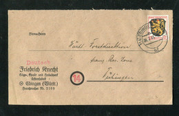 Franzoesische Zone - Allg. Ausgabe / 1946 / Brief Stegstempel "Ebingen", Abs. Knecht Saegewerk" (E812) - Zona Francesa
