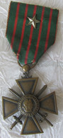 Médaille Croix De Guerre 1914-1916 Une étoile - Frankrijk