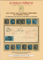 LA MAISON WILLIAME 242 Eme Vente COLLECTION M PORIGNON LES OBLITERATIONS DES BUREAUX DE DISTRIBUTION SUR EPAULETTES - Catalogues For Auction Houses