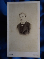 Photo CDV Dejean à Béziers - Homme Portrait Nuage, Mr Louis Genouilhac, Second Empire Circa 1865-70 L239 - Old (before 1900)