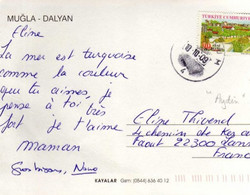 Timbre , Stamp  " Paysage : Aydin " Sur Cp , Carte , Postcard Du 10/10/2009 - Storia Postale