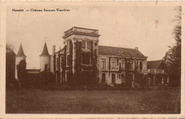 Hannut  Chateau Sneyers -Wauthier Carte Festonnée Voyagé En 1940 - Hannut