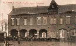 Hannut  Collège Ste Croix (école Moyenne Et Humanités ) Animée  Voyagé En 1911 - Hannuit