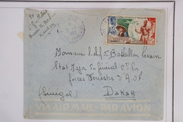 AZ10 AOF   BELLE LETTRE  1950   KANKOU ? A  DAKAR SENEGAL  +25F  + AFFRANCH. INTERESSANT - Storia Postale