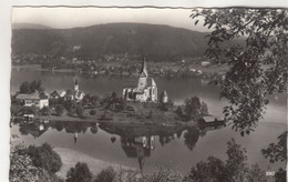 B4532) MARIA WÖRTH - Am Wörthersee - Kärnten - S/W Ansicht Kirchen U. Halbinsel - Maria Wörth