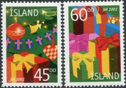 Iceland - 2002 - Christmas - Mint Stamp Set - Unused Stamps