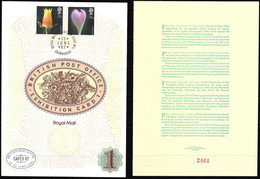 BRITISH POST OFFICE EXHIBITION CARD 1..1987 - Cinderelas