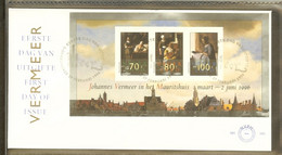 1996 - Netherlands FDC E345a Blanco - Vermeerexhibition In Mauritshouse - Johannes Vermeer - Painter (block) [R00772] - FDC