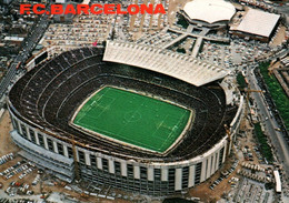 FC BARCELONE Vue Aérienne Du Stade     (recto-verso) Sport, Foot,  Football - Stadions