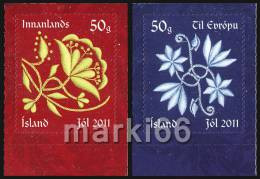 Iceland - 2011 - Christmas - Mint Stamp Set - Unused Stamps