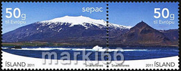 Iceland - 2011 - SEPAC - National Parks - Snaefellsnes - Mint Stamp Set - Unused Stamps