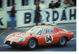 24 Heures Du Mans 1967  -  Abarth 1300 - Pilotes: M.Martin-J.Mesange  -  CPM - Le Mans