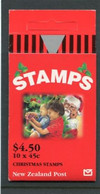NEW ZEALAND - 1994  $ 4.50  BOOKLET  CHRISTMAS  HANGSELL MINT NH SG SB70a - Carnets