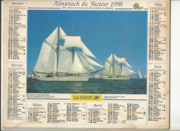 Almanach Du Facteur , 1998 - Format 27.5 Cm Sur 21.5 Cm - Formato Grande : 1991-00