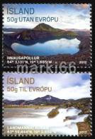 Iceland - 2012 - Tourism In Iceland - Mint Stamp Set - Unused Stamps