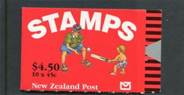 NEW ZEALAND - 1994  $ 4.50  BOOKLET  CRICKET MINT NH SG SB71 - Postzegelboekjes