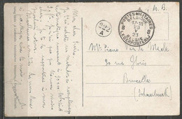 Belgique - Cachet "POSTES MILITAIRES 8" Du 23-5-23 - Carte Postale BAD CLEVE AM RHEIN (KLEVE Allemagne) - Storia Postale