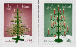 Iceland - 2019 - Christmas - Mint Self-adhesive Stamp Set - Unused Stamps