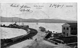 Cartolina Di GOLFO ARANCI MARINA  Viaggiata Nel 1901 Bella E Molto  Rara - Olbia