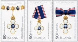 Iceland - 2020 - Falcon Order Of Iceland - Mint Self-adhesive Stamp Set - Nuevos