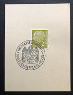 GERMANY, Fragment « FRANKFURT A,Main », « Schlesiertreffen », Commemorative Postmark, 1954 - Covers & Documents