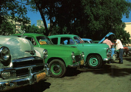 TAXI En La CIUDAD   CUBA  La Havane   (recto-verso) Voitures, - Taxi & Fiacre