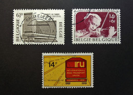 Belgie Belgique - 1976 - OPB/COB  N°1803/04 - 1807 - (3 Values )   - Obl. - Used Stamps