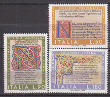 Y0594 - ITALIA Ss N°1186/88 - ITALIE Yv N°1111/13 ** DANTE - 1971-80:  Nuovi