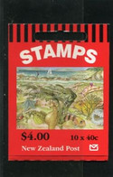NEW ZEALAND - 1996  $ 4.00  BOOKLET  SEASIDE ENVIRONMENT  MINT NH SG SB80 - Carnets