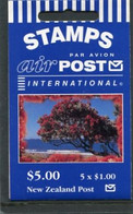 NEW ZEALAND - 1996  $ 5.00  BOOKLET  TREE  MINT NH SG SB81 - Booklets