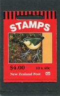 NEW ZEALAND - 1996  $ 4.00  BOOKLET  EXTINCT BIRDS  MINT NH SG SB83 - Cuadernillos