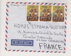 ZAIRE  Nice Airmail  Cover To France Boxing - Sonstige & Ohne Zuordnung