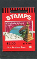 NEW ZEALAND - 1997  $ 4.00  BOOKLET  CHRISTMAS  MINT NH SG SB87 - Cuadernillos